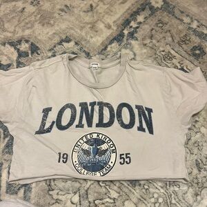 Garage crop top
